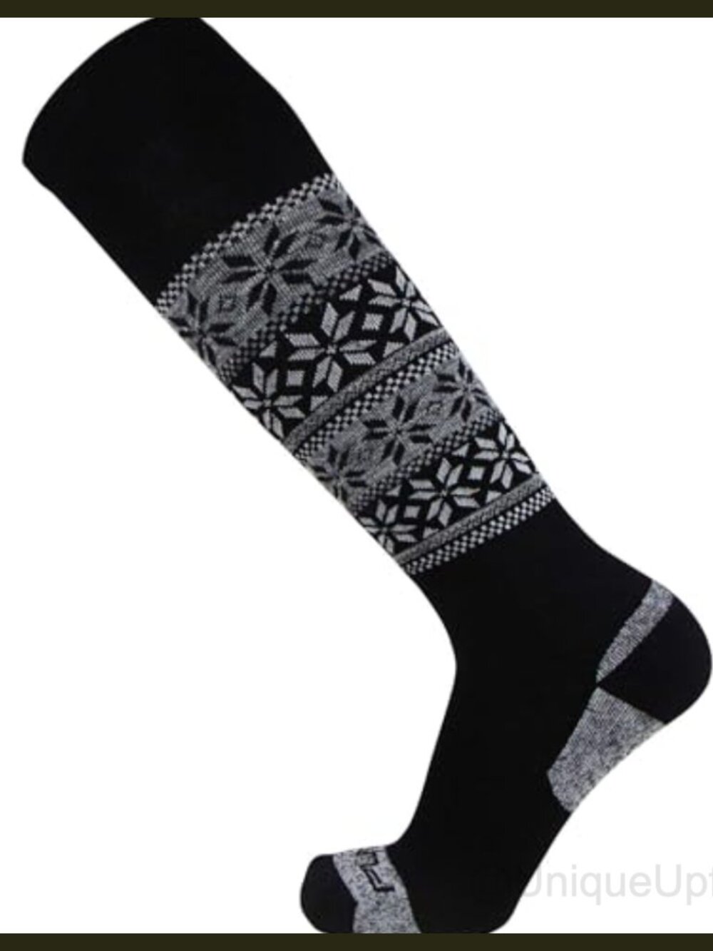 Alpaca Wool Ski Socks Midweight Wool Athletic Socks for Skiing Snowboarding